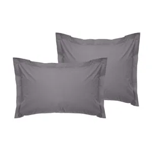 Tonne Grise - 68 Grey Oxford Pillowcase Set (2 Pieces) (EU) (IT)