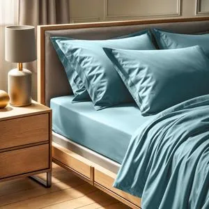 Tonne Mavie - June Mint Ranforce King Flat Sheet