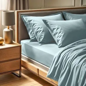 Tonne Mavie - Lendell Mint Ranforce King Flat Sheet