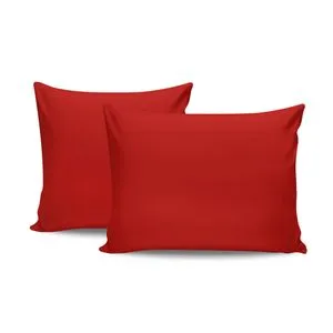 Tonne Orage - Rock Red Pillowcase Set (2 Pieces)