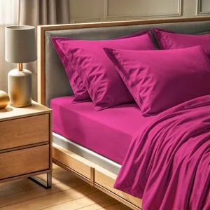 Tonne Rosse - 34 Dusty Rose Ranforce King Fitted Sheet