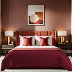 Tonne Rosse - 90 Dusty Rose Ranforce Double Quilt Cover (FR) (IT) (DE)