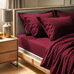 Tonne Rosse - 90 Dusty Rose Ranforce Single Small Fitted Sheet (FR)