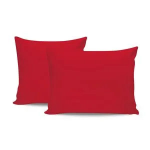 Tonne Rosse - Ardil Red Pillowcase Set (2 Pieces) (FR)