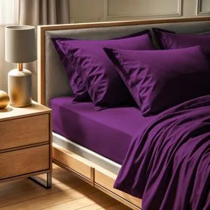 Tonne Viole - Ljubičasti Ranforce Fitted Čaršaf 43