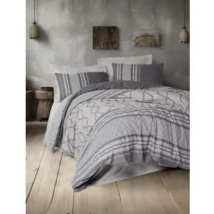 Tonnia - Mink Mink Ranforce Super King Quilt Cover Set (EU) (IT)