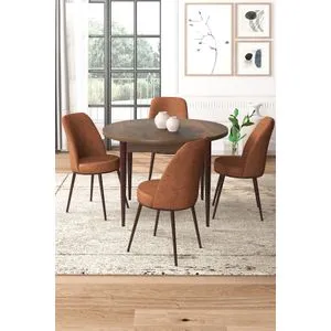 Tor - Baroque, Tile Red Baroque
Tile Red Dining Table & Chairs Set (5 Pieces)