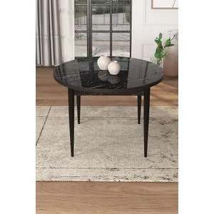 Tor - Crni Mramorni Trpezarijski Sto