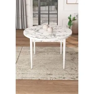 Tor - Trpezarijski Sto od Belog Mramora