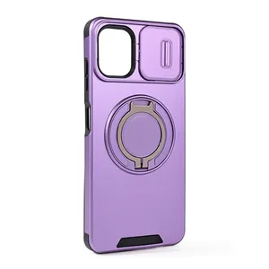Torbica CamShield Ring stand za Samsung A065F Galaxy A06 ljubicasta