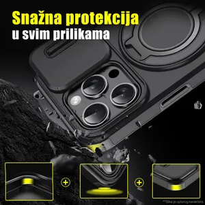 Torbica CamShield Ring stand za Samsung A366B/A566B Galaxy A36/A56 5G crna