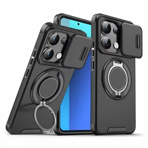 Torbica CamShield Ring stand za Xiaomi Redmi Note 13 4G (EU) crna