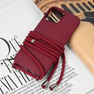 Torbica Crossbody za iPhone 13 Pro Max 6.7 bordo