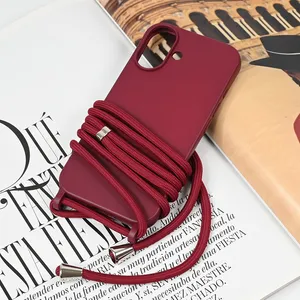 Torbica Crossbody za iPhone 16 6.1 bordo