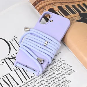 Torbica Crossbody za iPhone 16 6.1 ljubicasta