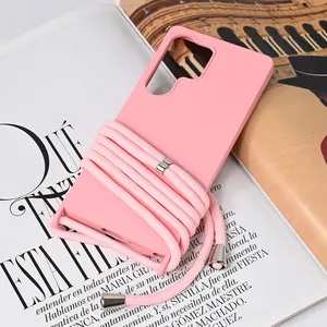 Torbica Crossbody za Samsung S938B Galaxy S25 Ultra roze