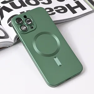 Torbica Magsafe Chrome za iPhone 13 Pro Max 6.7 zelena
