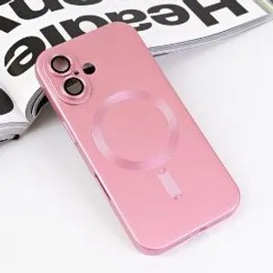 Torbica Magsafe Chrome za iPhone 16 6.1 roze