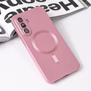 Torbica Magsafe Chrome za Samsung A566B Galaxy A56 roze
