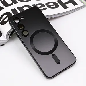 Torbica Magsafe Chrome za Samsung S911B Galaxy S23 5G crna
