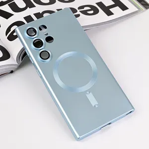 Torbica Magsafe Chrome za Samsung S928B Galaxy S24 Ultra plava