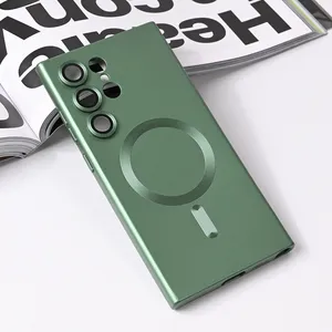 Torbica Magsafe Chrome za Samsung S928B Galaxy S24 Ultra zelena