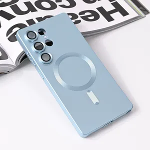 Torbica Magsafe Chrome za Samsung S938B Galaxy S25 Ultra plava