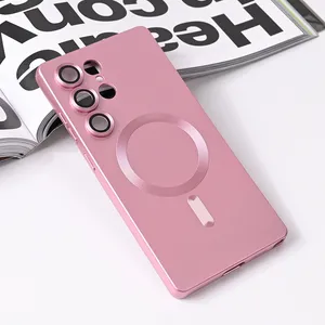 Torbica Magsafe Chrome za Samsung S938B Galaxy S25 Ultra roze