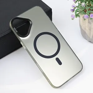 Torbica Magsafe Clear za iPhone 16 Plus 6.7 crna