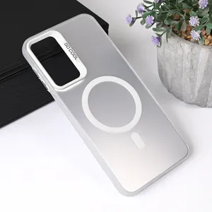 Torbica Magsafe Clear za Samsung A165F Galaxy A16 5G srebrna