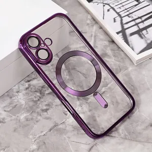 Torbica Magsafe Lux za iPhone 16 6.1 ljubicasta