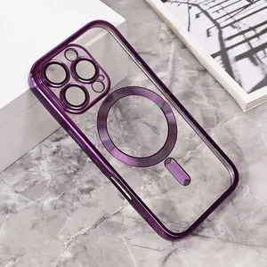 Torbica Magsafe Lux za iPhone 16 Pro 6.3 ljubicasta