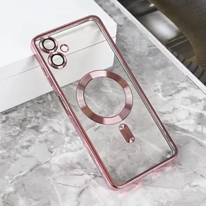 Torbica Magsafe Lux za Samsung A065F Galaxy A06 roze