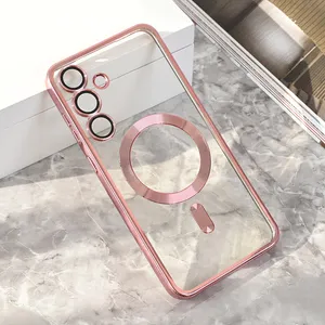 Torbica Magsafe Lux za Samsung S936B Galaxy S25 Plus roze