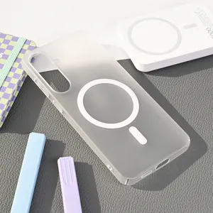 Torbica Magsafe Matte PC za Samsung S936B Galaxy S25 Plus bela