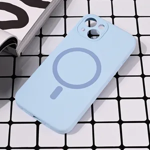 Torbica Magsafe Pure color za iPhone 13 6.1 svetlo plava