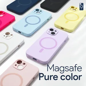 Torbica Magsafe Pure color za iPhone 14 Pro 6.1 lila