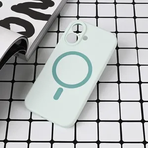 Torbica Magsafe Pure color za iPhone 16 6.1 mint
