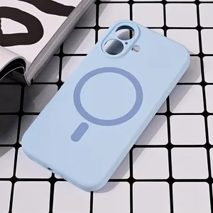 Torbica Magsafe Pure color za iPhone 16 6.1 svetlo plava