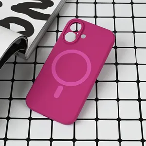 Torbica Magsafe Pure color za iPhone 16 6.1 tamno pink