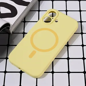 Torbica Magsafe Pure color za iPhone 16 6.1 zuta