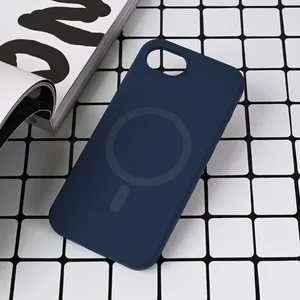 Torbica Magsafe Pure color za iPhone 16e tamno plava
