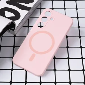 Torbica Magsafe Pure color za Samsung S931B Galaxy S25 roze