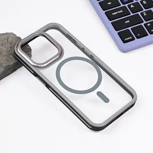 Torbica Magsafe Trendy za iPhone 15 Pro 6.1 siva