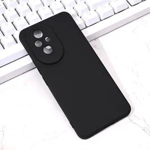 Torbica Silikon Pro Camera za Honor 200 crna
