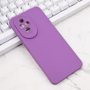 Torbica Silikon Pro Camera za Honor 200 ljubicasta