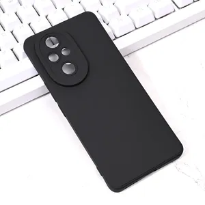 Torbica Silikon Pro Camera za Honor 200 Pro crna