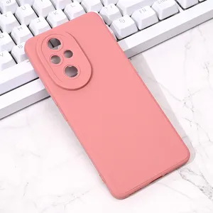 Torbica Silikon Pro Camera za Honor 200 Pro roze