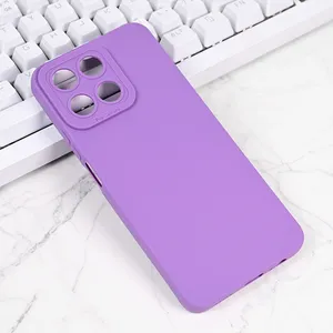 Torbica Silikon Pro Camera za Honor 200 Smart/Honor X7c ljubicasta