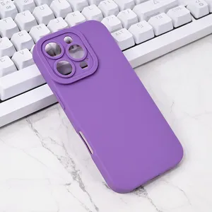 Torbica Silikon Pro Camera za iPhone 16 Pro 6.3 ljubicasta